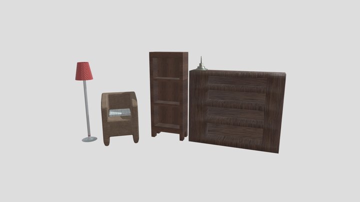 Furniture Set 3D Model