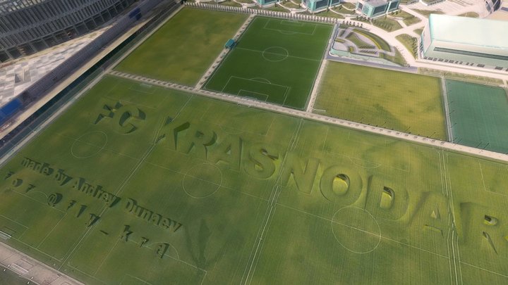 FC KRASNODAR Stadium 3D Model