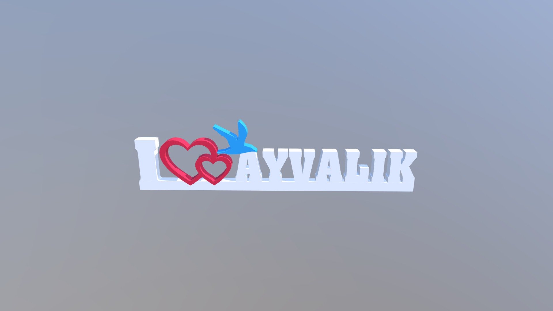 ILOVEAYVALIK-II - Download Free 3D model by tuful [c96c8ae] - Sketchfab