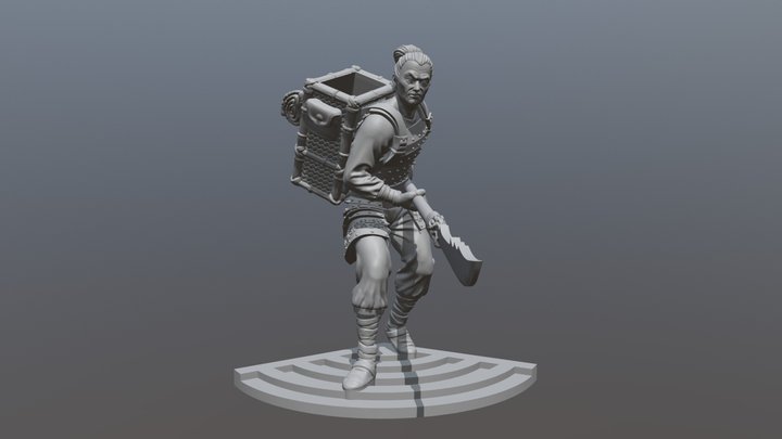 Soldier - Shadow Tactics board game - hi-res 3D Model