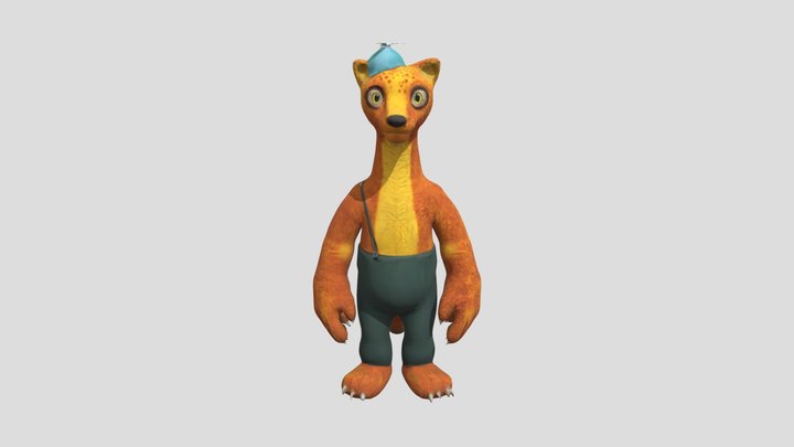 Willy the weasel Creature 3D Model
