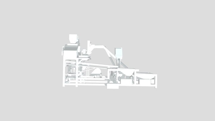 Cashew Shelling Line - Model AVSL01 3D Model