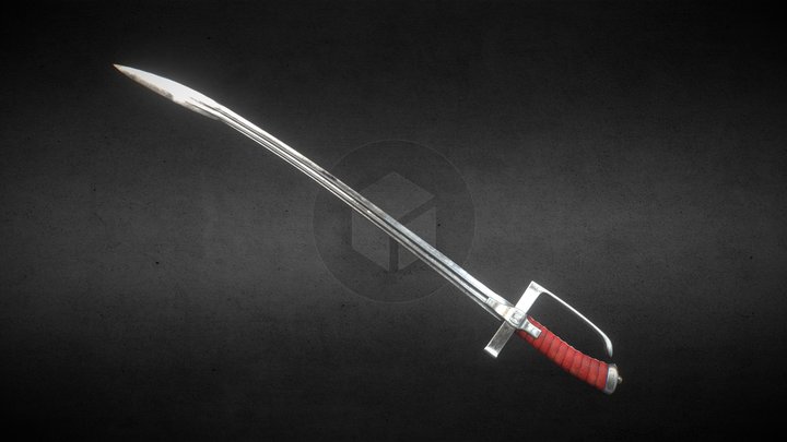 A traditional Polish Sabre 3D Model