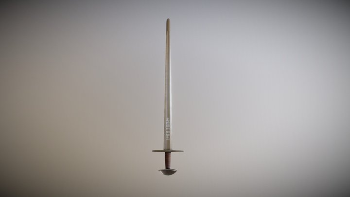 +VLFBERH+T Lednica Lake Sword (LOW POLY) 3D Model