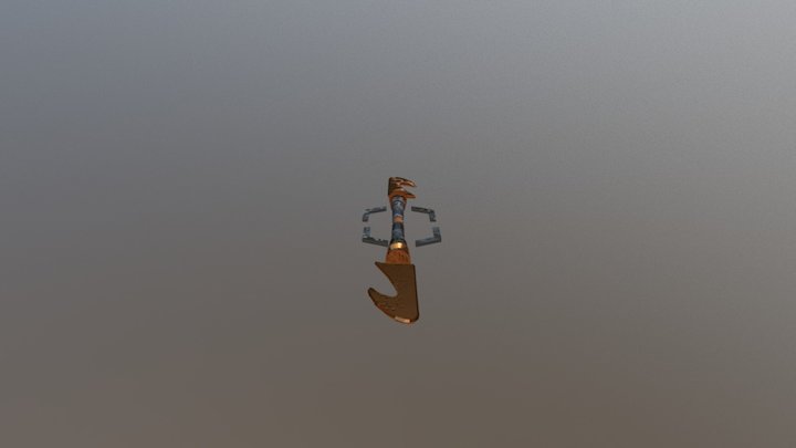 staff weapon 3D Model