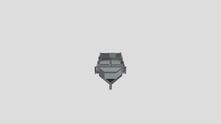 Remorque Voiture Generer 3D Model
