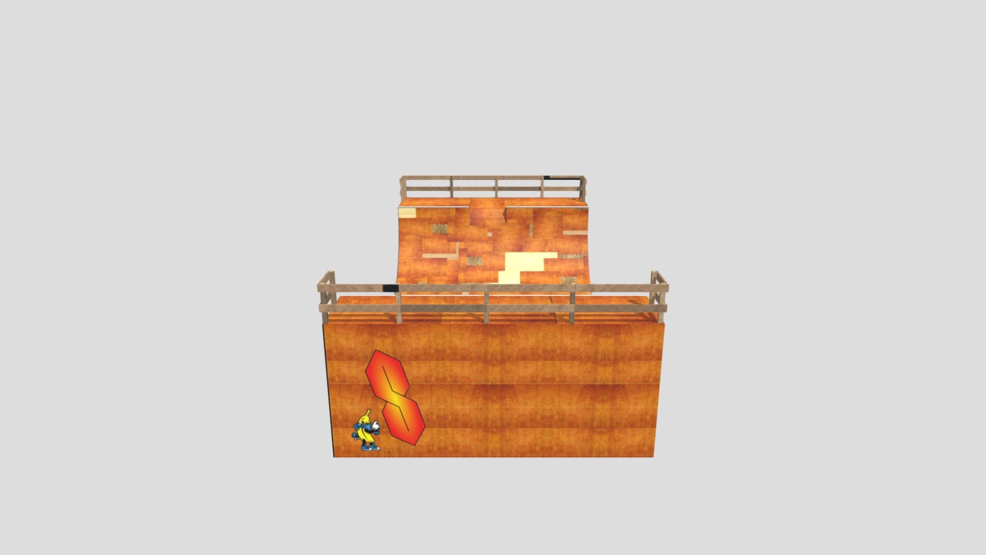 textured halfpipe