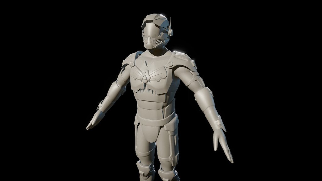Lieutenant (base mesh)
