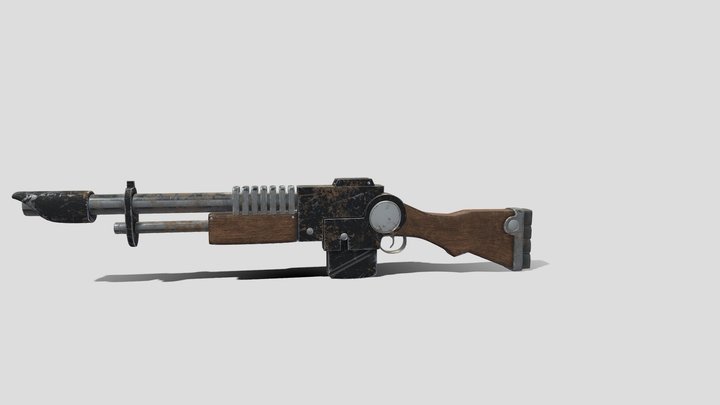 Lucius Pattern "Hot Shot" Lasgun 3D Model
