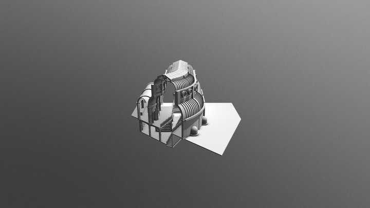 Library01 3D Model