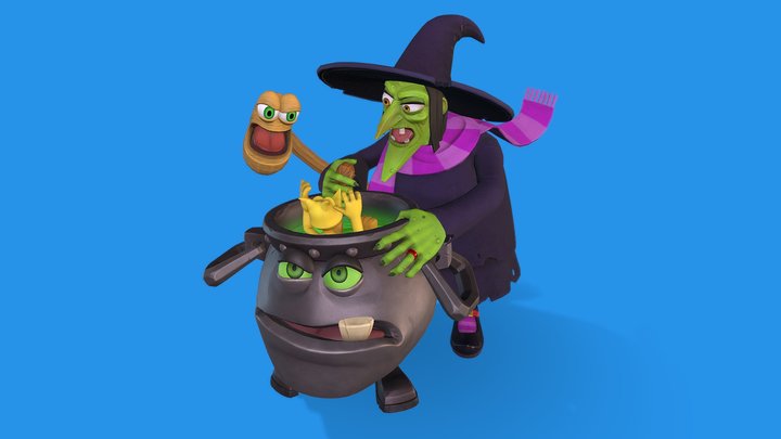 Gruntilda Winkybunion 3D Model
