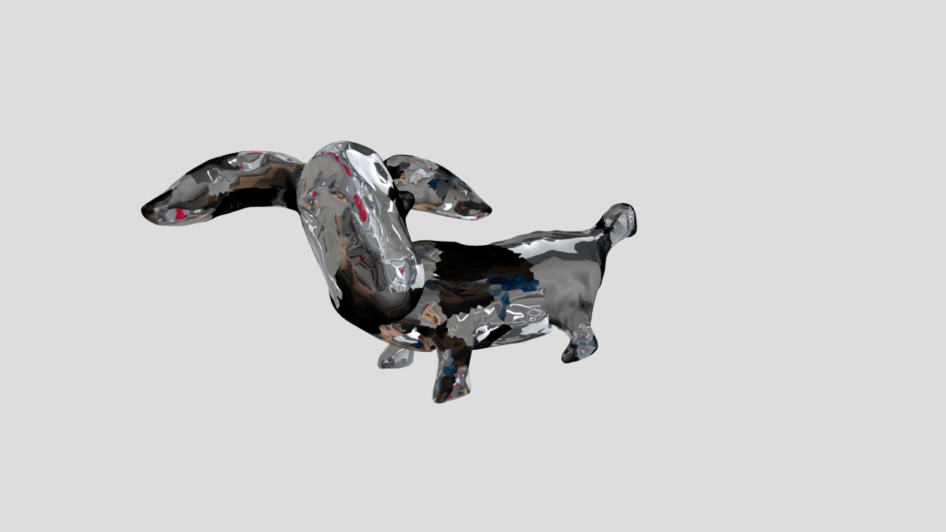 Banana Dog Figurine 3D model by scbenoit [c973413] Sketchfab