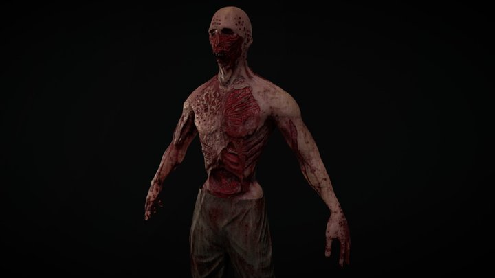 Experimental Zombie 3D Model
