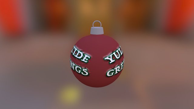 Holiday Ornament 3D Model