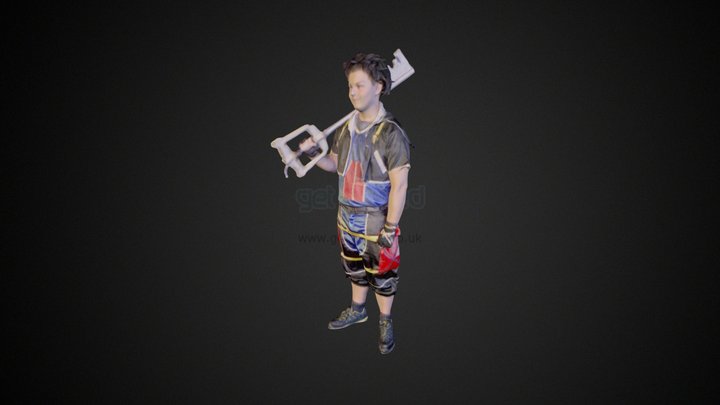 Boy as Game Character 3D Model