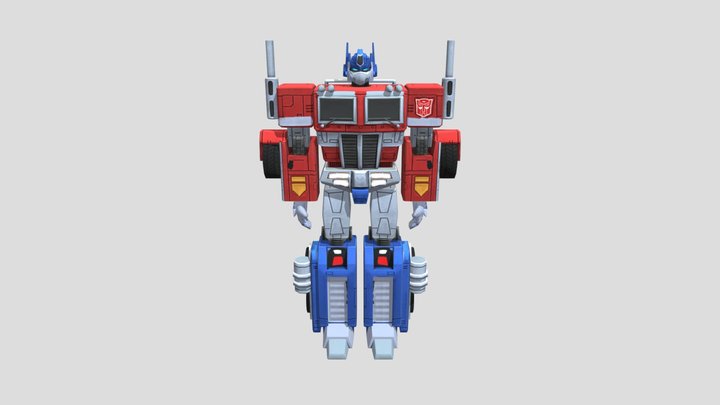 laser optimus prime 3D Model