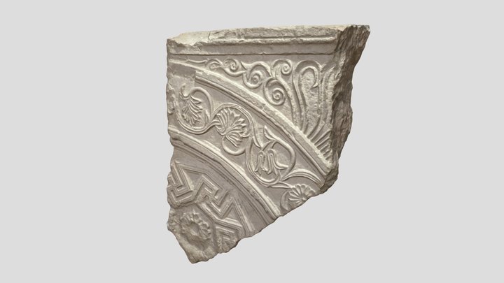 Stone Soffit 1207 from Herod's Temple 3D Model