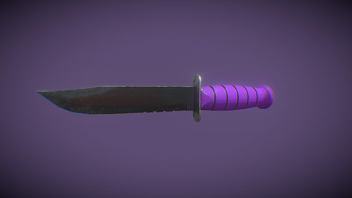 KnifeUvBakingLp 3D Model