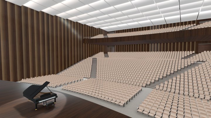 Concert Hall | Amphitheater VR Nov. 2020 3D Model
