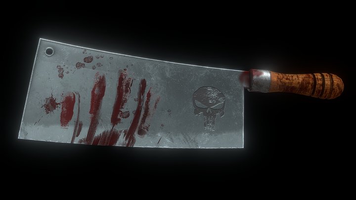 PUNISHER Meat Cleaver 3D Model