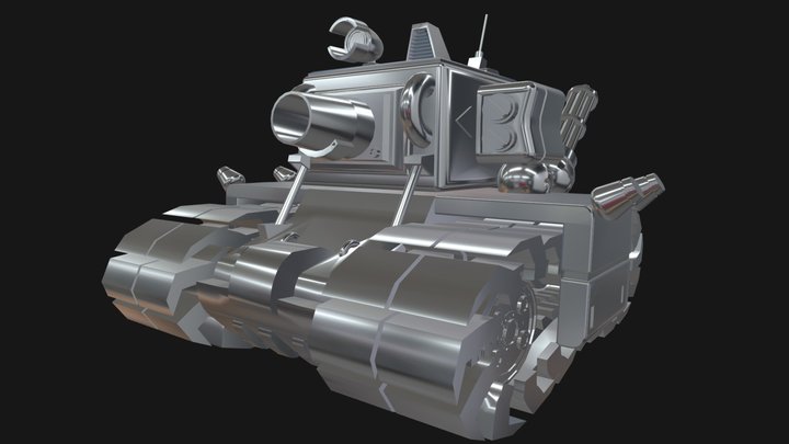 Metal Slug (001)  "In retopology process" 3D Model
