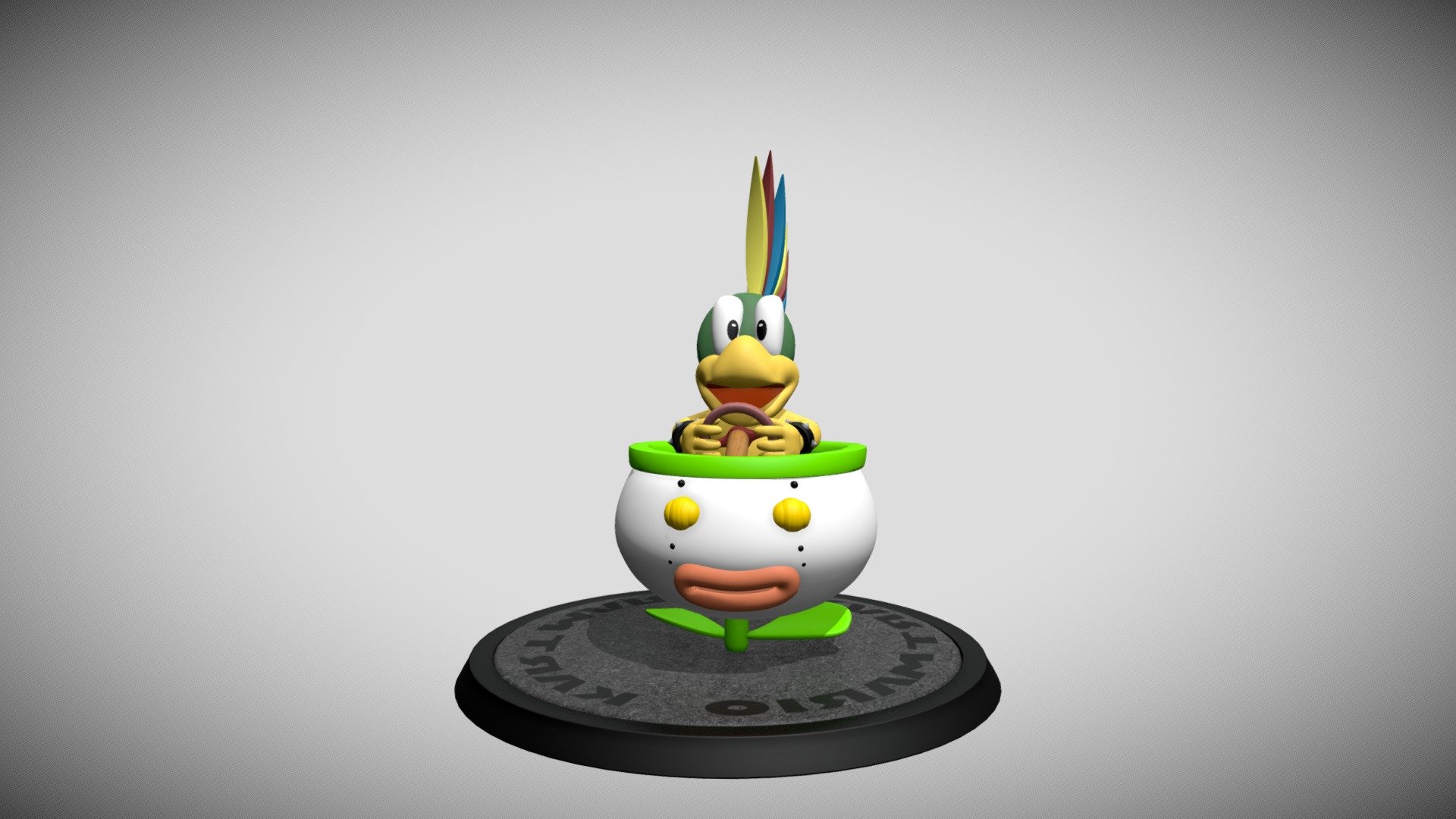 My crazy little punk (mario kart lemmy) - 3D model by Bea.Jel