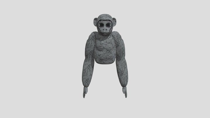 Scary Baboon Player Model 3D Model
