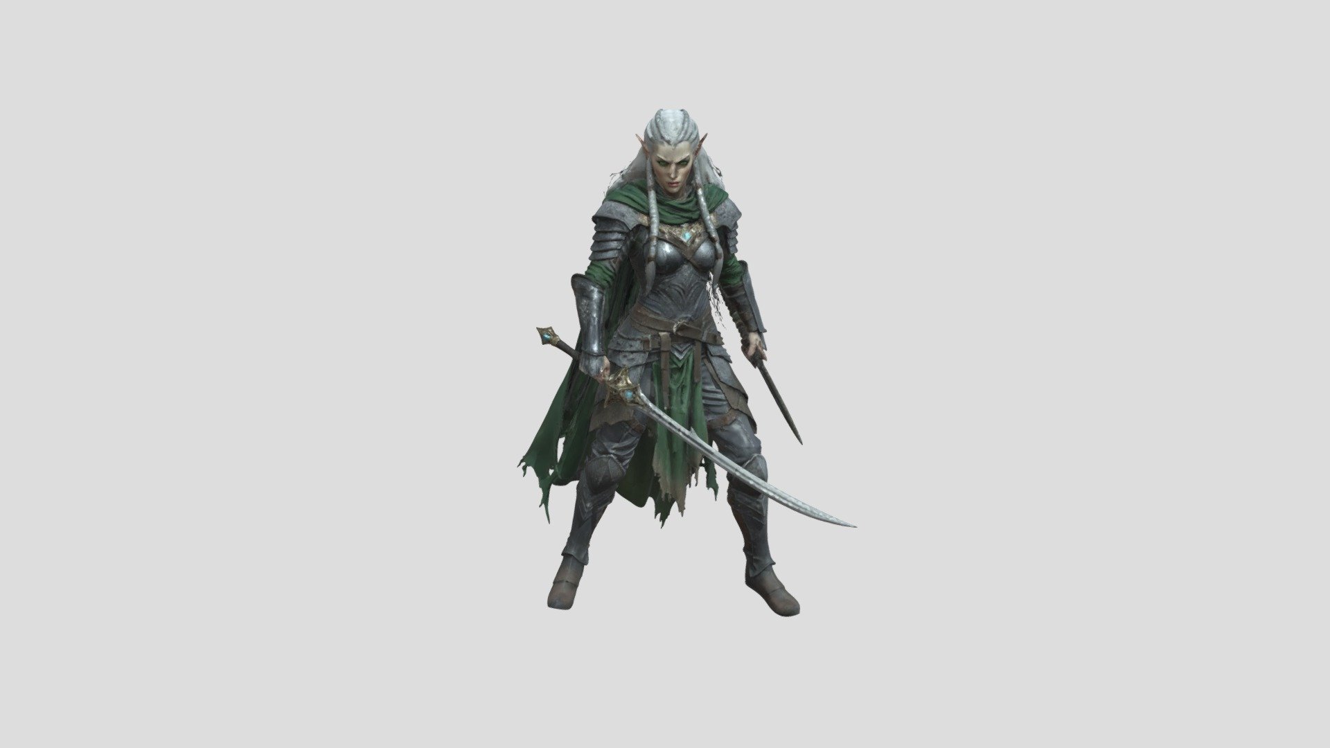 Elven Knight of the Verdant Blade - 3D model by besiktas19 [c979e5d ...