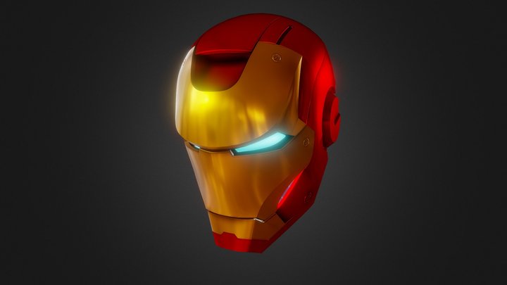 Helmet JOHN VALENCIA 3D Model