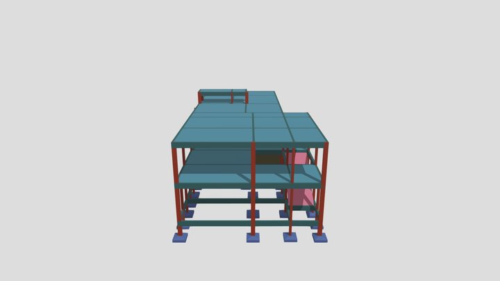 Projeto Estrutural LA 3D Model