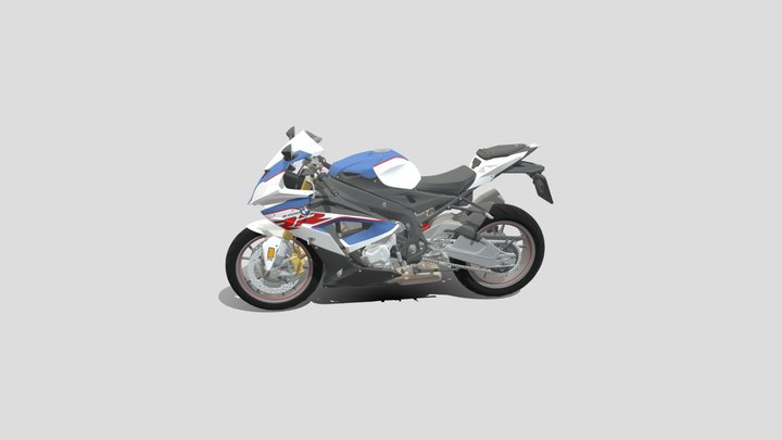 moto BMW FBX 3D Model