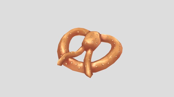 Lowpoly handpainted bakery 3D Model