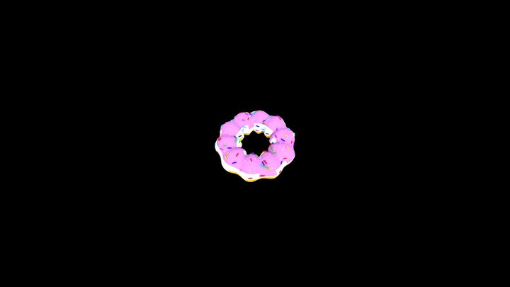 Donut - Low Poly