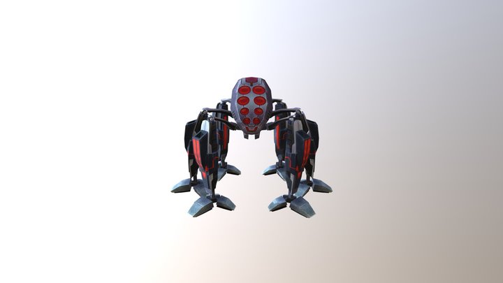 SpiderBot 3D Model