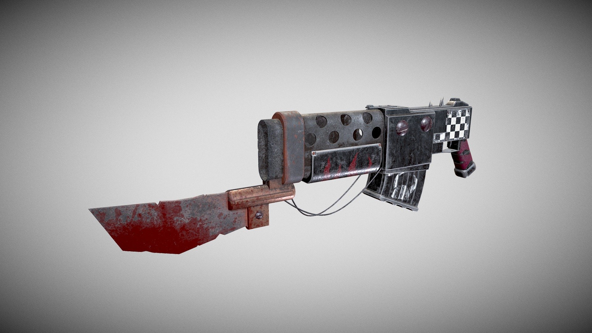 Goff Shoota with improvised combat blade.