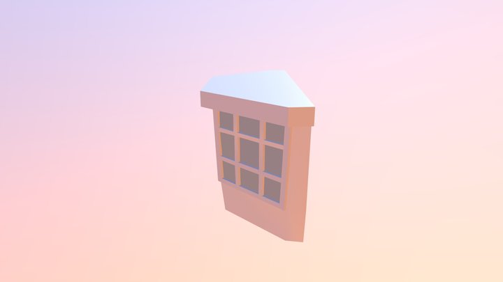 Shop Big Window 3D Model
