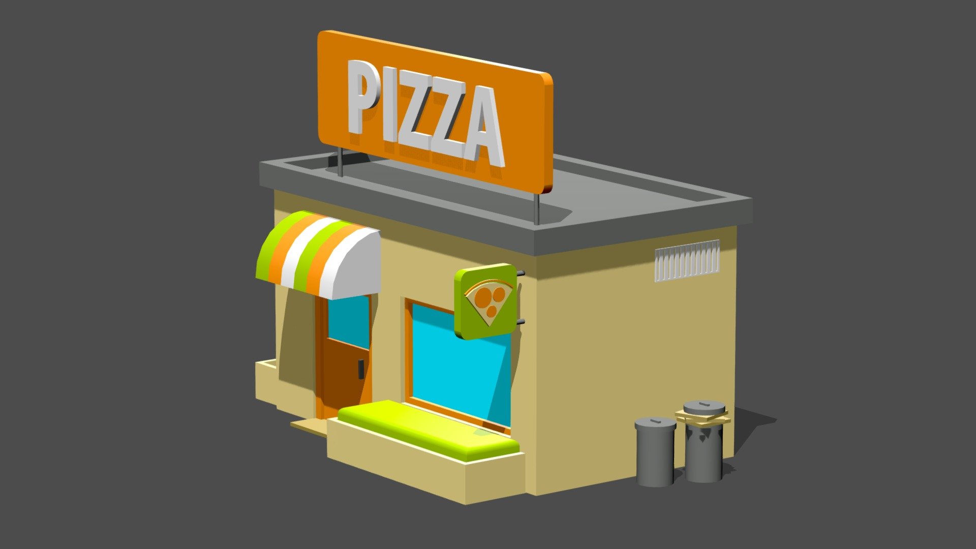 Pizza - 3D model by torhan (@zbrushcinematory) [c97f7a6] - Sketchfab