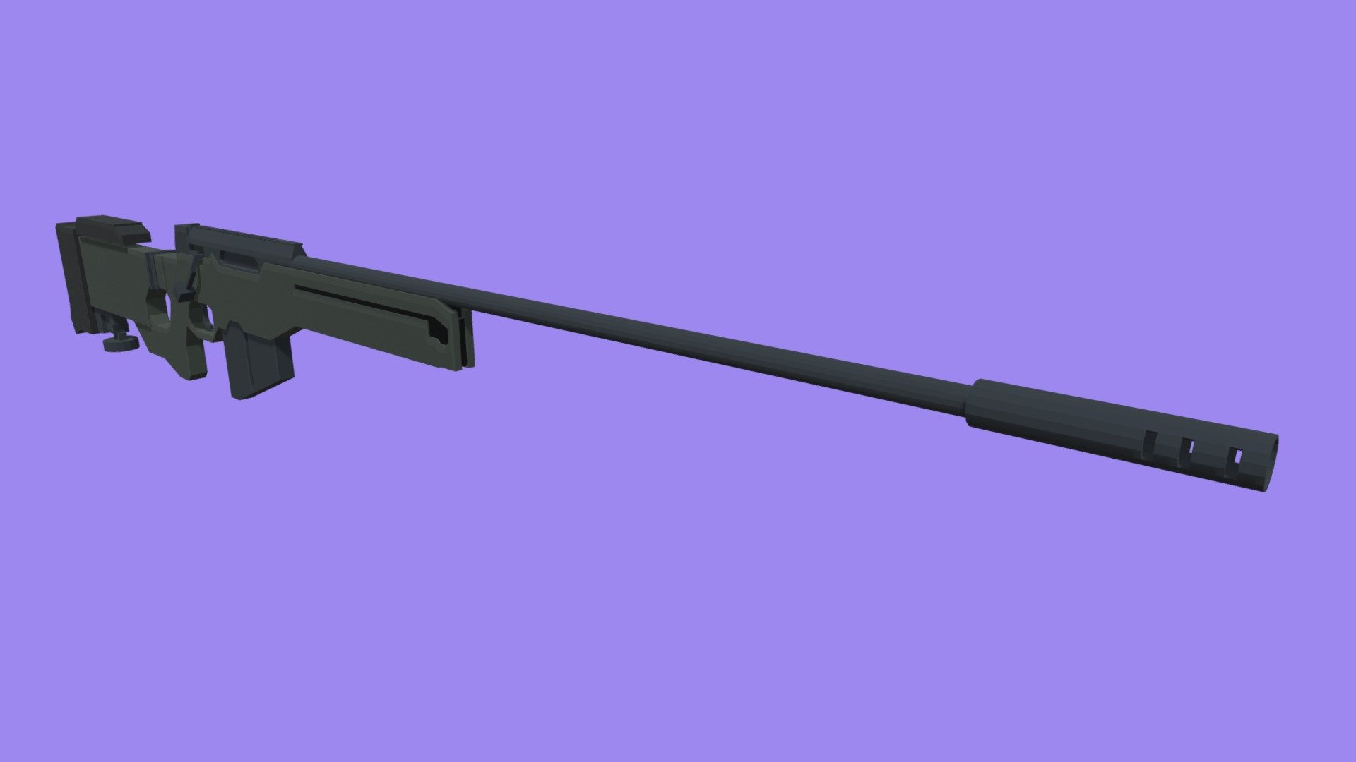 sniper - 3D model by present_H [c980075] - Sketchfab