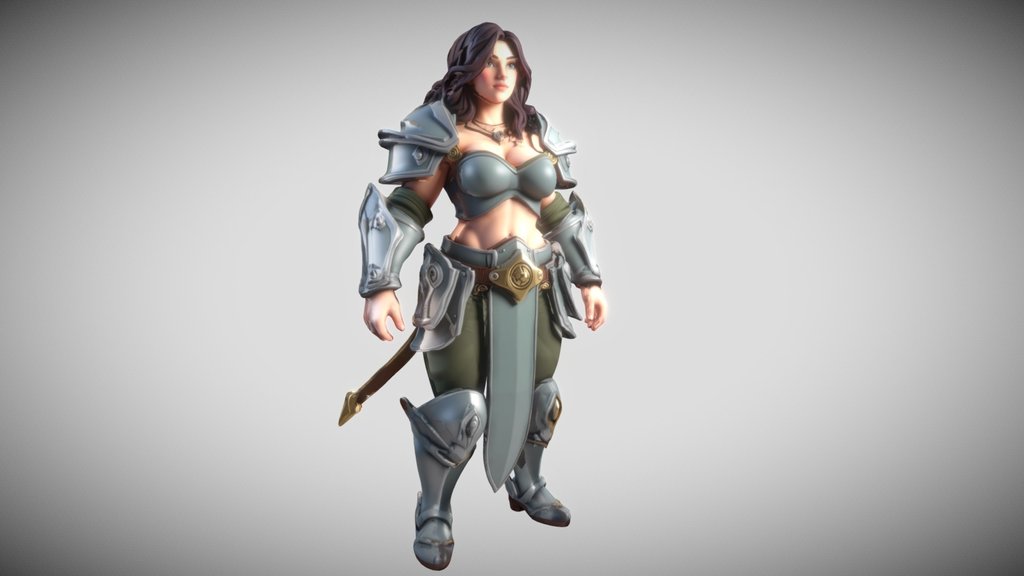 Tank Woman Warrior Detailed