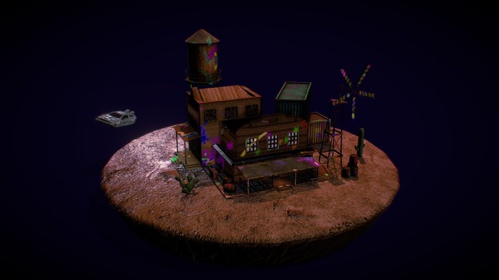 Back to the Cyber West by Nicole Aloia 3D Model
