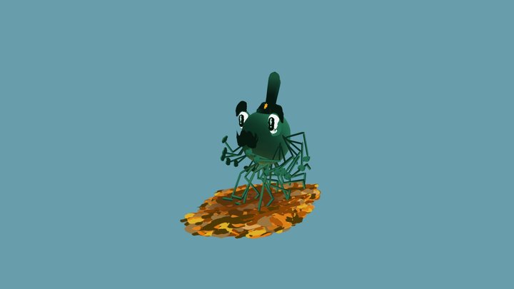 Walk cycle-sketchfab 3D Model