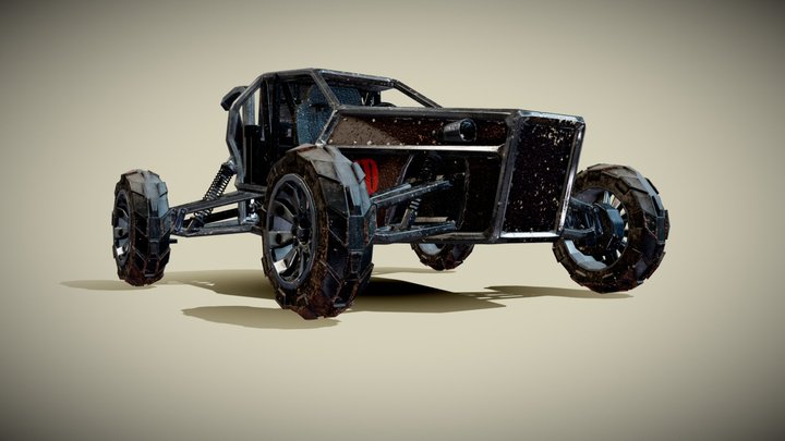 Dune Buggy "jump" 3D Model