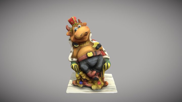 Toy bull 3D Model