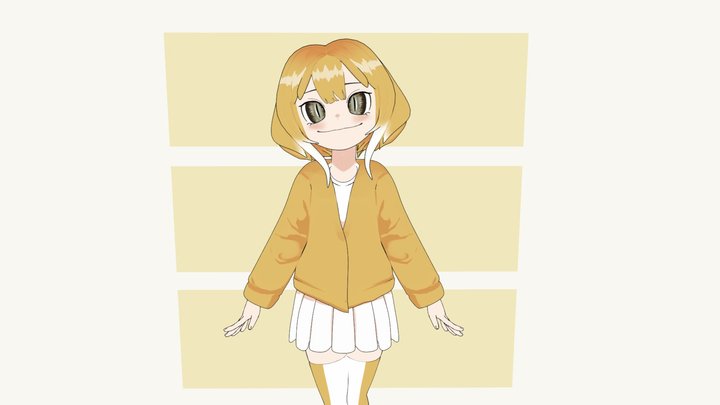 Gecko Girl - @GeGeGek_ 3D Model