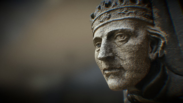 Oxford head statue test 01 3D Model