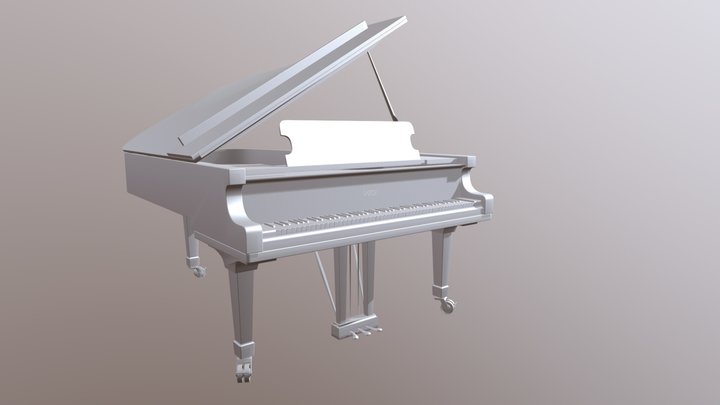Piano FAZIOLI 3D Model
