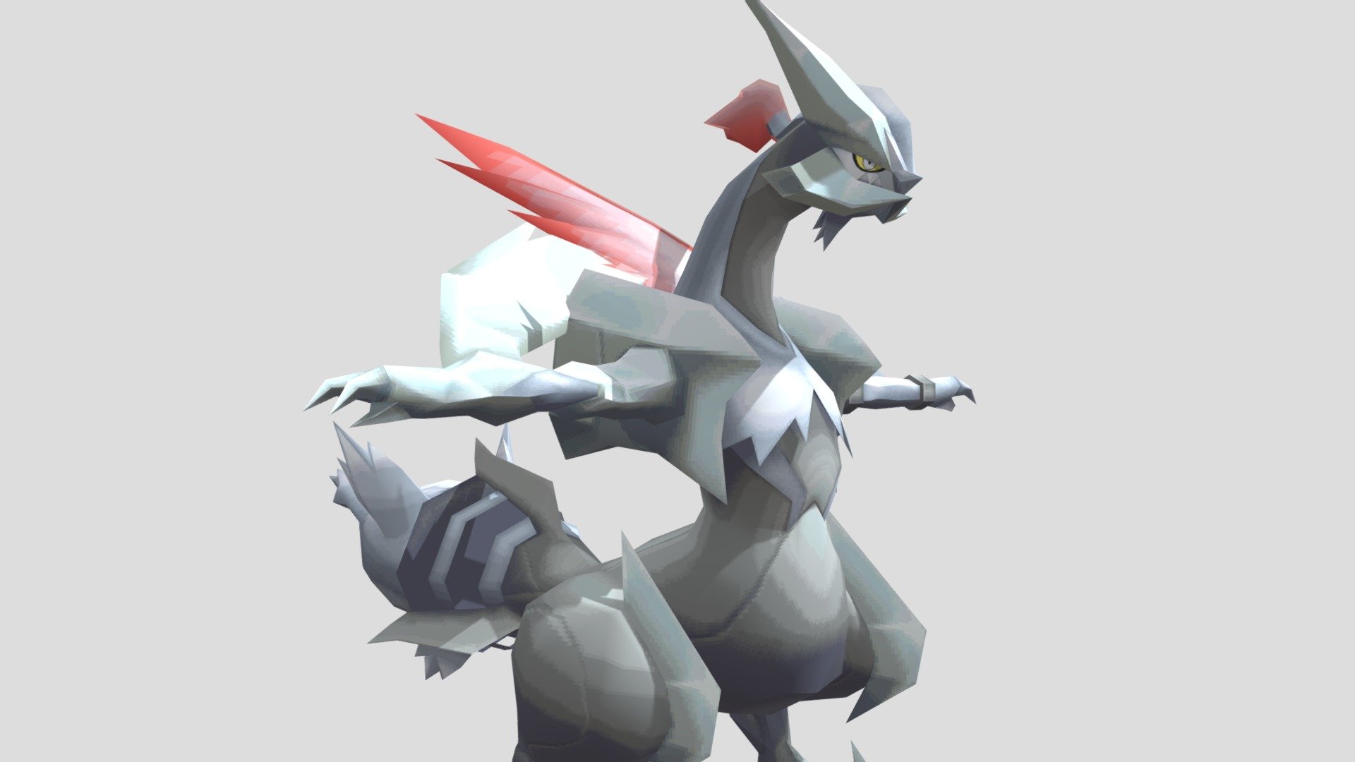 DS DSi White Kyurem Model Download Free 3D model by Desperado UG
