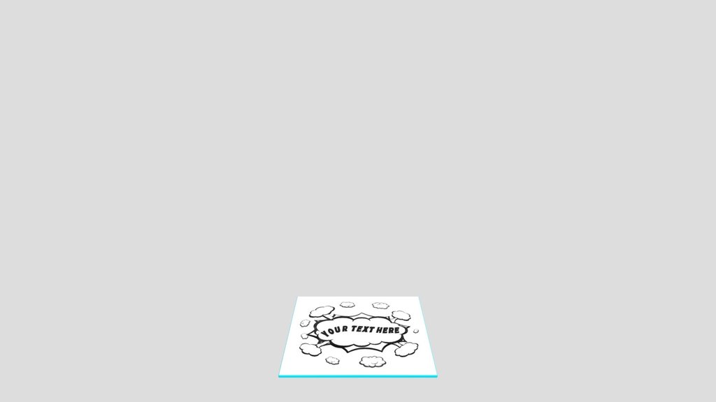 Explosion Speech Bubble