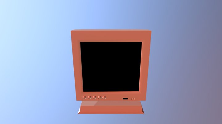 90's computer 3D Model