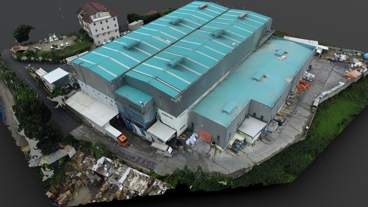 Radyal Isı GES Halihazır 3D Model